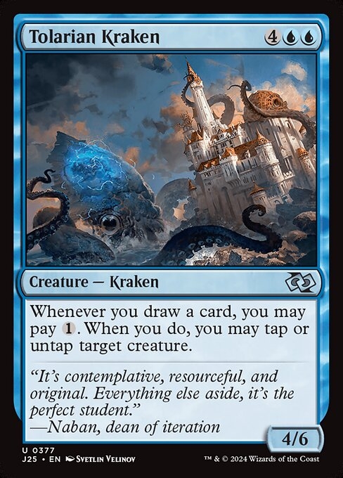 Tolarian Kraken - Foundations Jumpstart-(377)