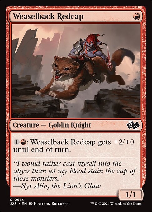 Weaselback Redcap - Foundations Jumpstart-(614)