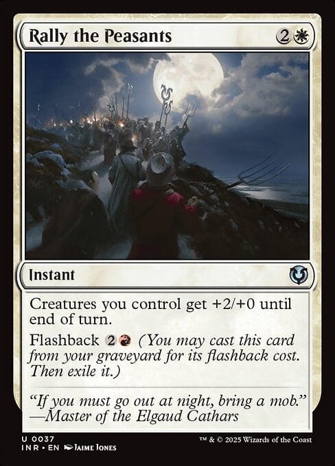 Rally the Peasants - Innistrad Remastered-(037)