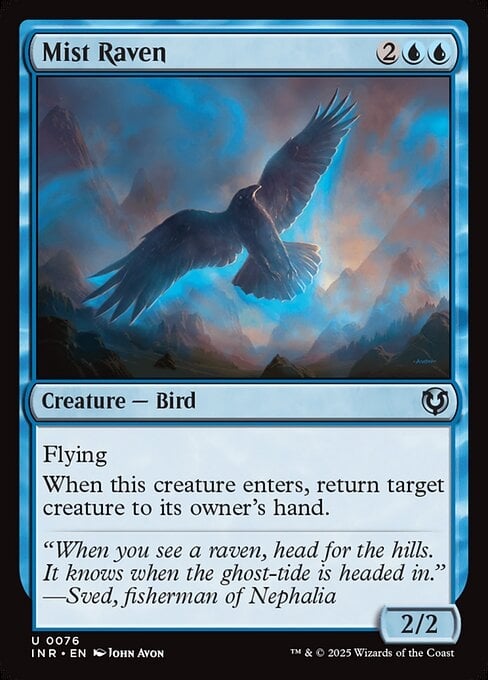 Mist Raven - Innistrad Remastered-(076)