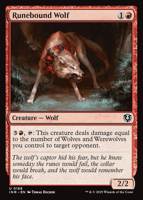 Runebound Wolf - Innistrad Remastered-(168)