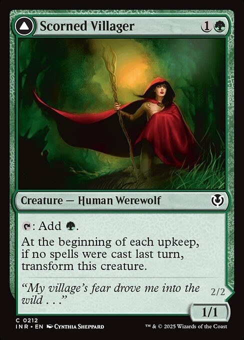 Scorned Villager // Moonscarred Werewolf - Innistrad Remastered-(212)