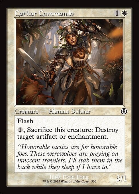 Cathar Commando - Innistrad Remastered-(336)