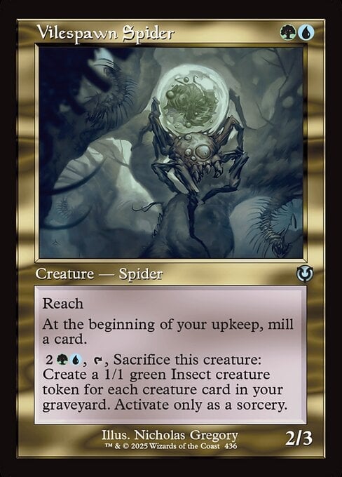 Vilespawn Spider - Innistrad Remastered-(436)