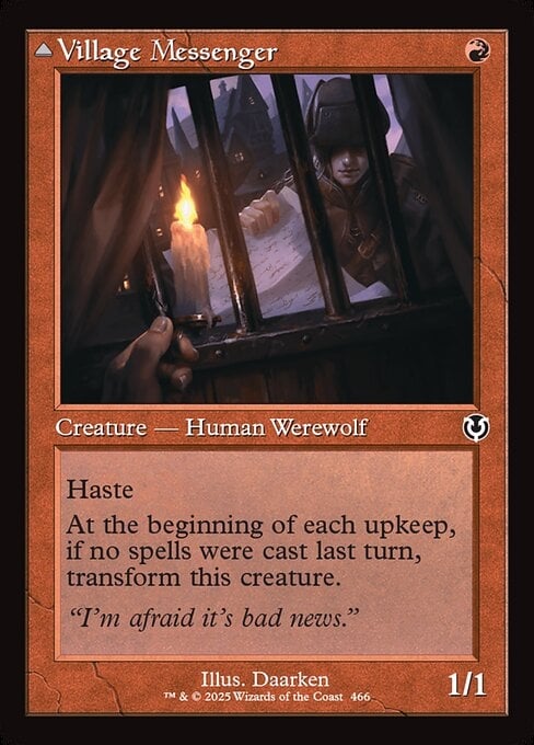 Village Messenger // Moonrise Intruder - Innistrad Remastered-(466)