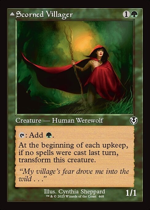 Scorned Villager // Moonscarred Werewolf - Innistrad Remastered-(468)