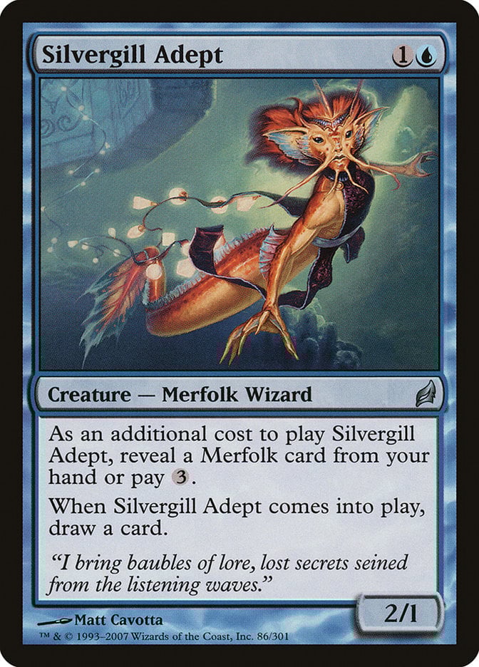 Silvergill Adept - Lorwyn-(086)