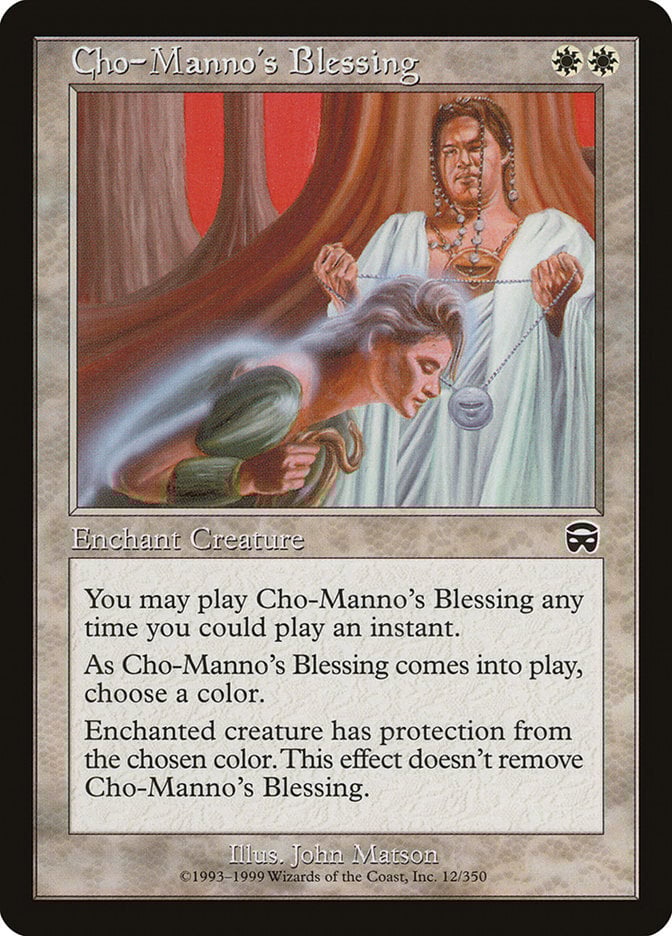 Cho-Manno's Blessing - Mercadian Masques-(012)