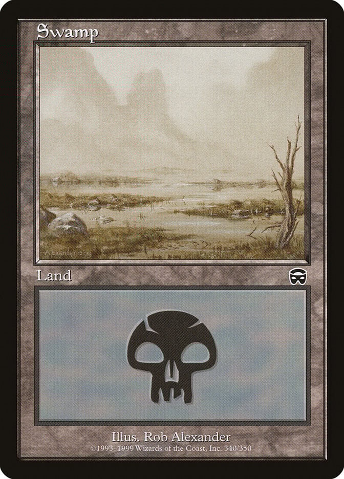 Swamp - Mercadian Masques-(340)-Foil