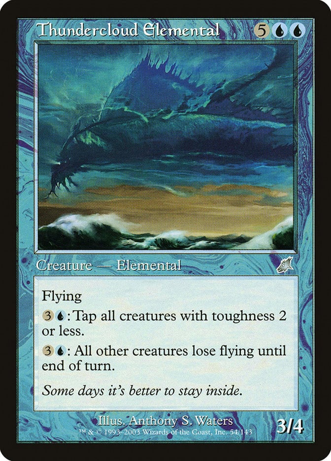 Thundercloud Elemental - Scourge-(054)
