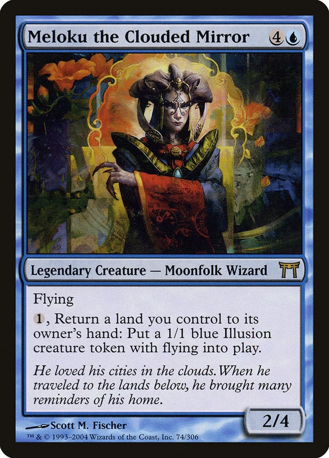 Meloku the Clouded Mirror - Champions of Kamigawa-(074)