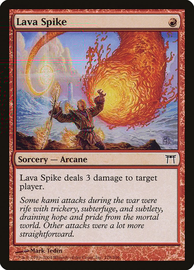 Lava Spike - Champions of Kamigawa-(178)