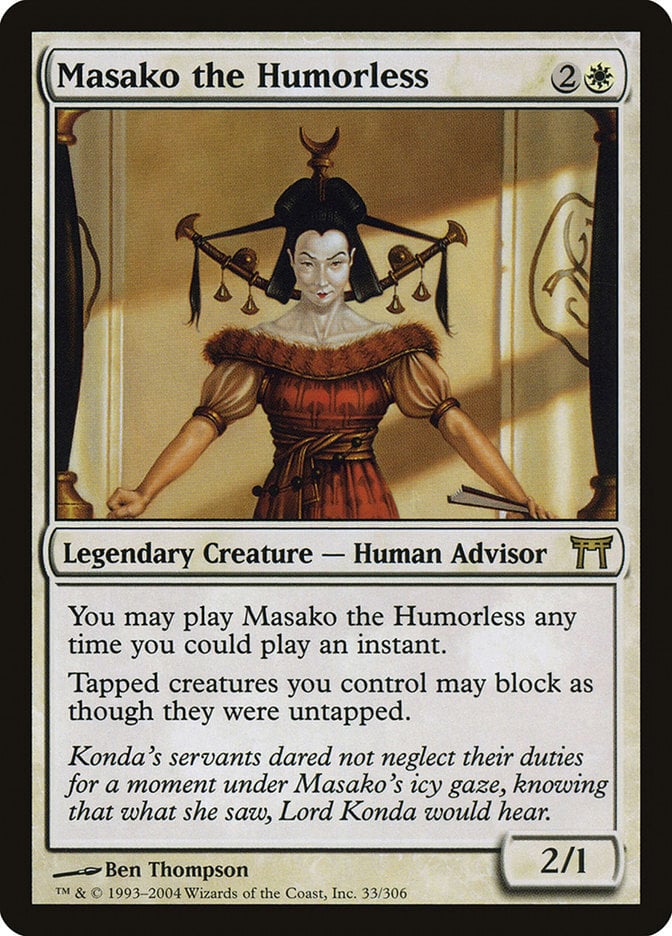 Masako the Humorless - Champions of Kamigawa-(033)