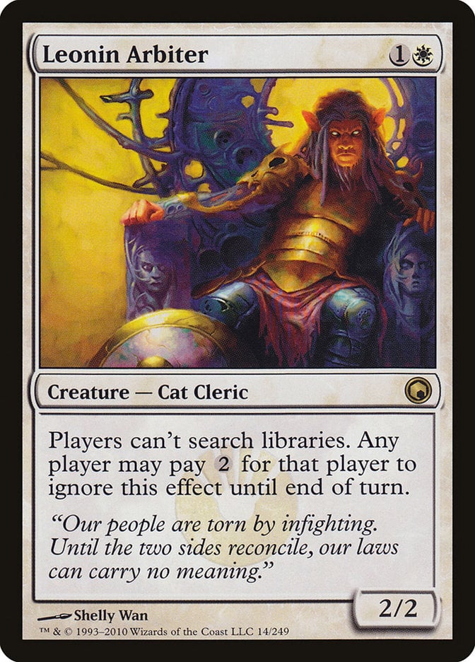 Leonin Arbiter - Scars of Mirrodin-(014)