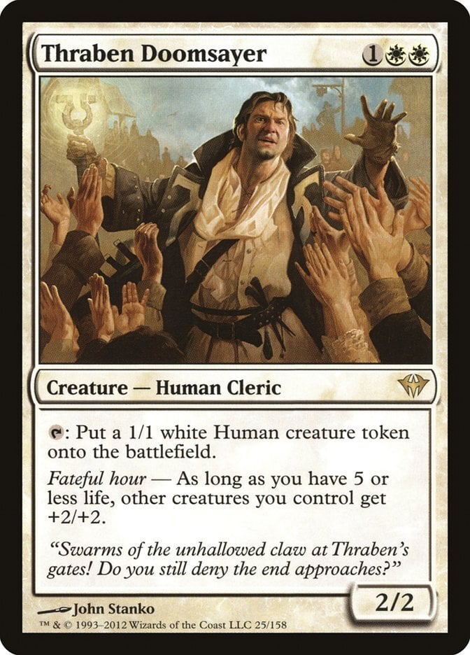 Thraben Doomsayer - Dark Ascension-(025)