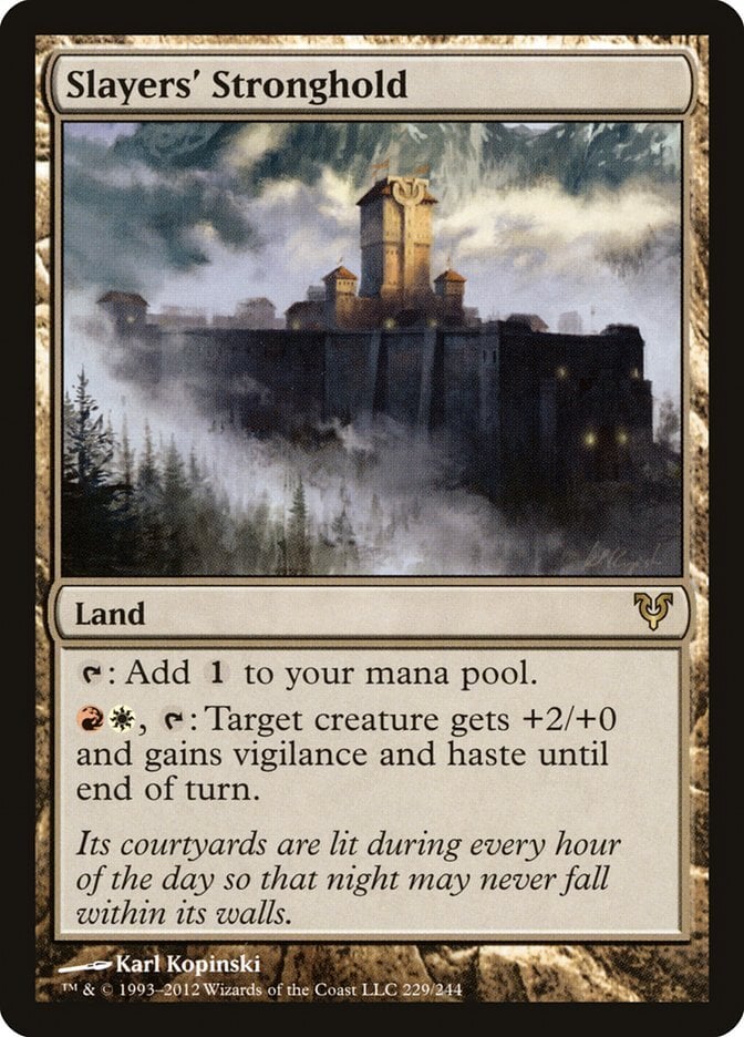 Slayers' Stronghold - Avacyn Restored-(229)-Foil