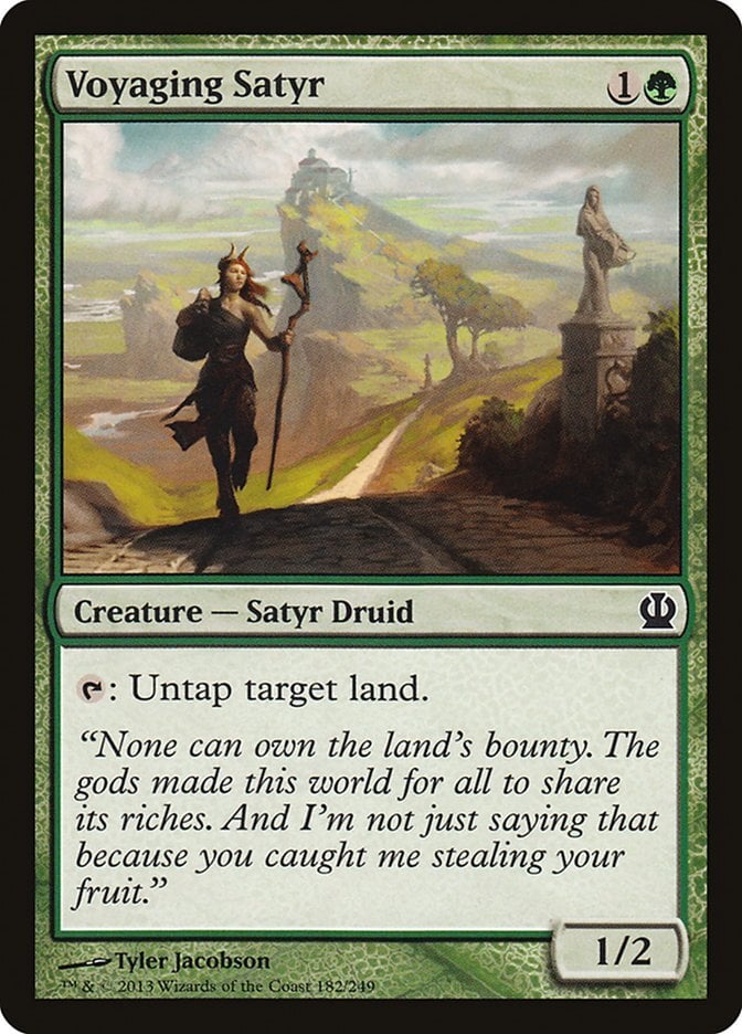 Voyaging Satyr - Theros-(182)