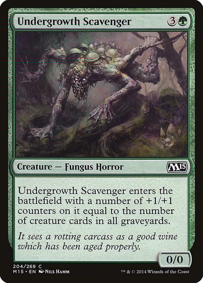 Undergrowth Scavenger - Magic 2015 Core Set-(204)