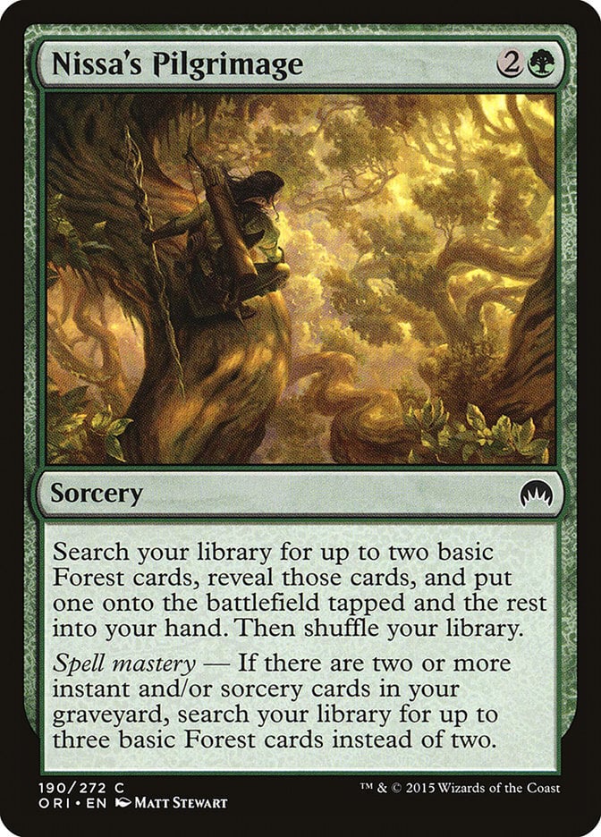 Nissa's Pilgrimage - Magic Origins-(190)