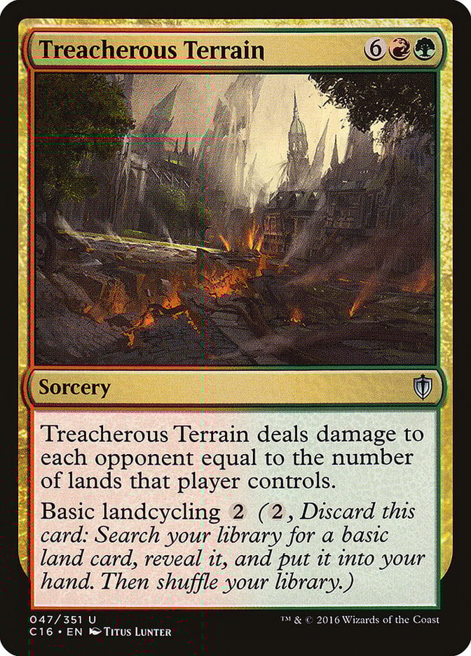 Treacherous Terrain - Commander 2016-(047)