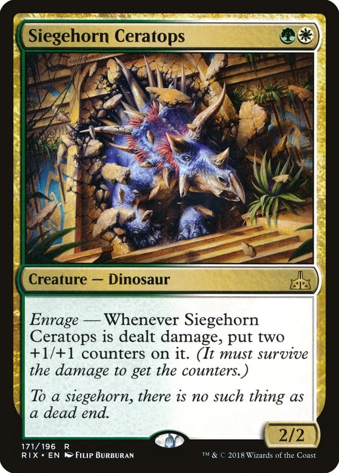 Siegehorn Ceratops - Rivals of Ixalan-(171)