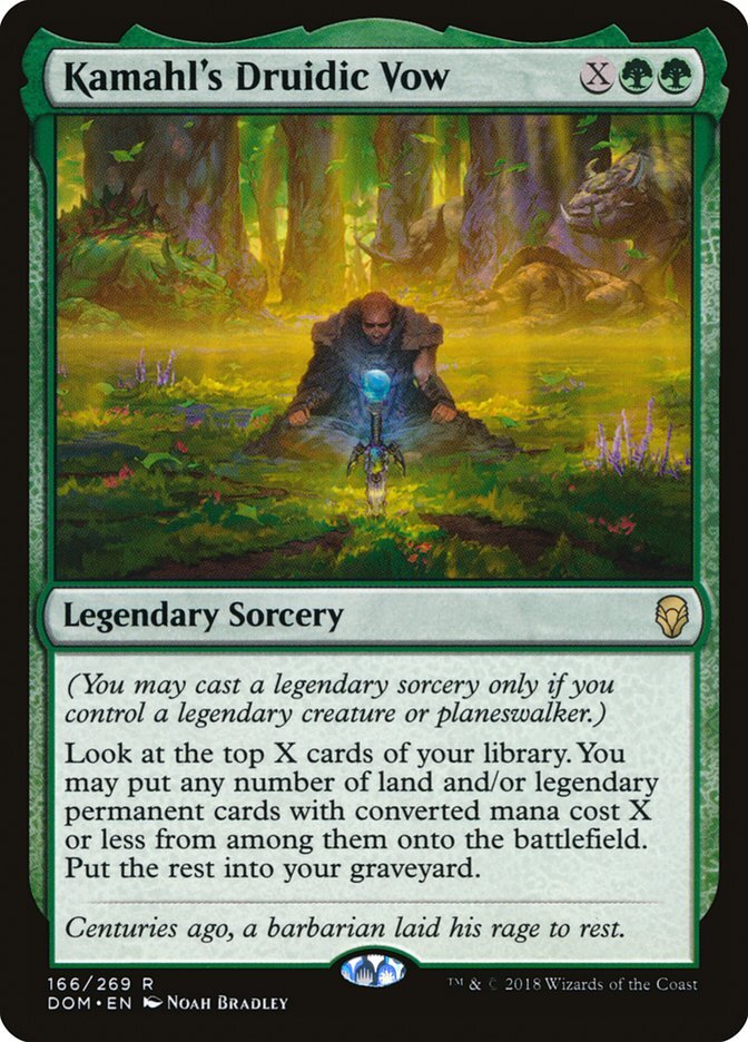 Kamahl's Druidic Vow - Dominaria-(166)