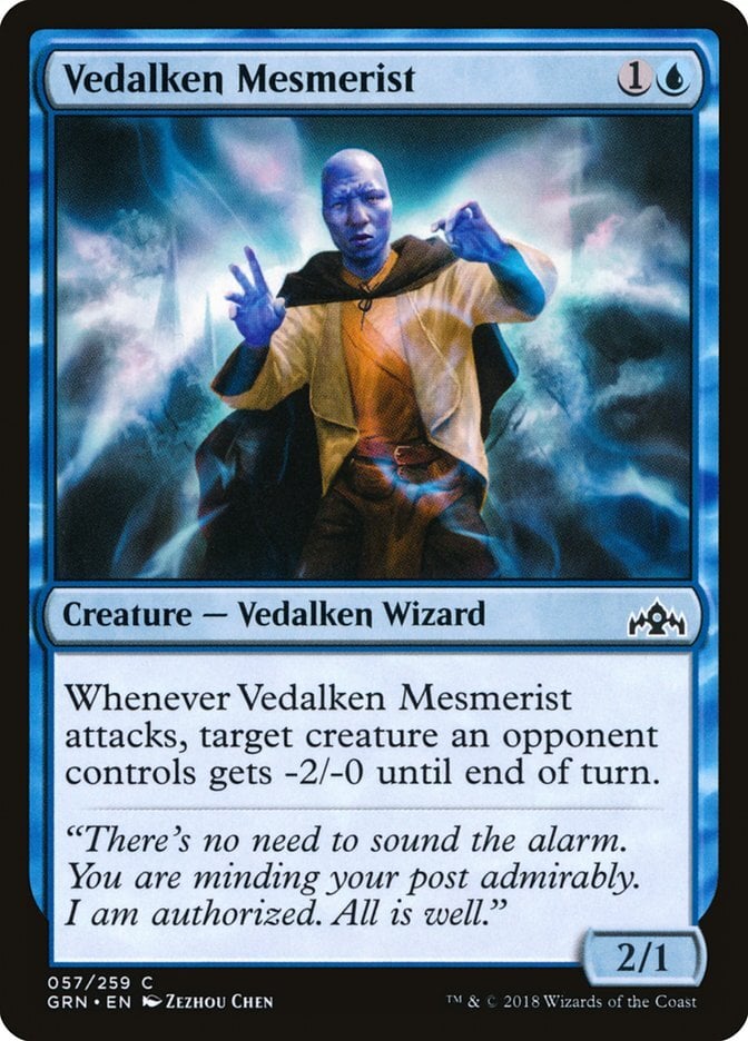 Vedalken Mesmerist - Guilds of Ravnica-(057)