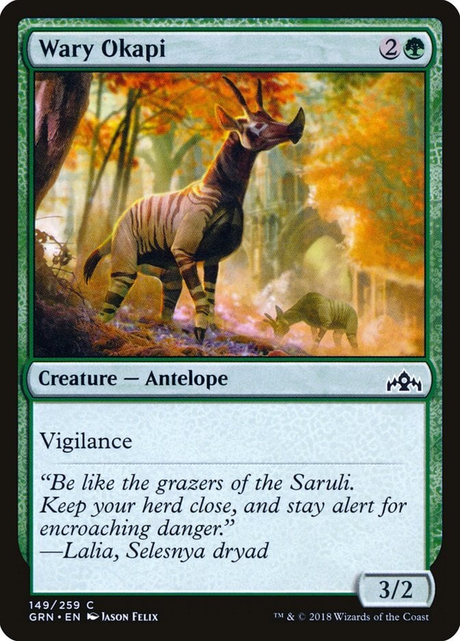 Wary Okapi - Guilds of Ravnica-(149)