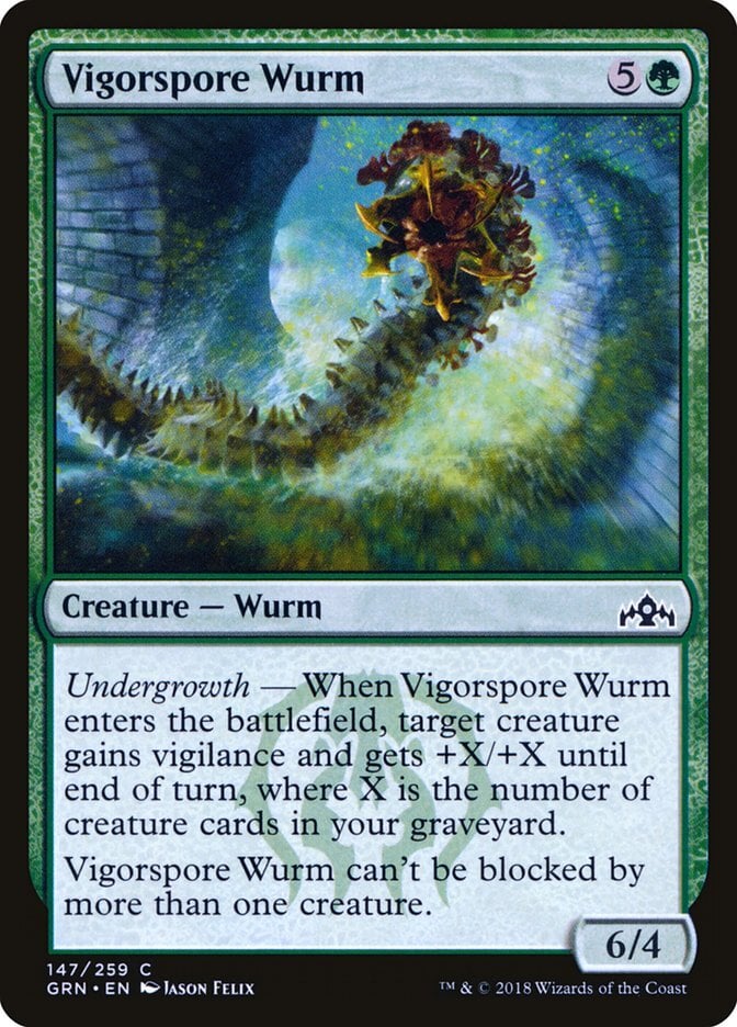 Vigorspore Wurm - Guilds of Ravnica-(147)