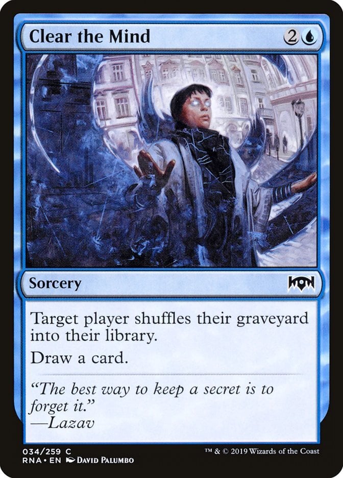Clear the Mind - Ravnica Allegiance-(034)