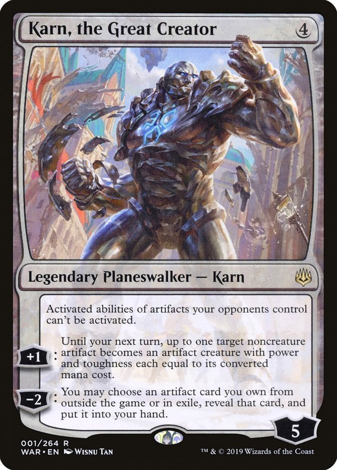 Karn, the Great Creator - War of the Spark-(001)-Foil