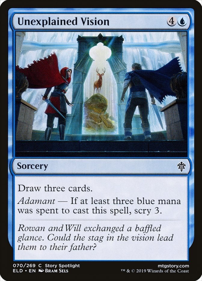 Unexplained Vision - Throne of Eldraine-(070)
