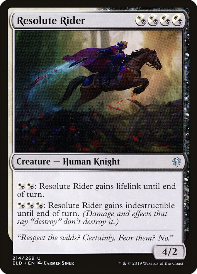 Resolute Rider - Throne of Eldraine-(214)
