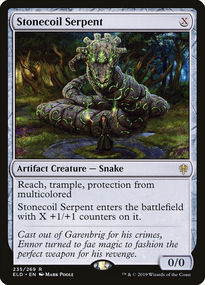 Stonecoil Serpent - Throne of Eldraine-(235)