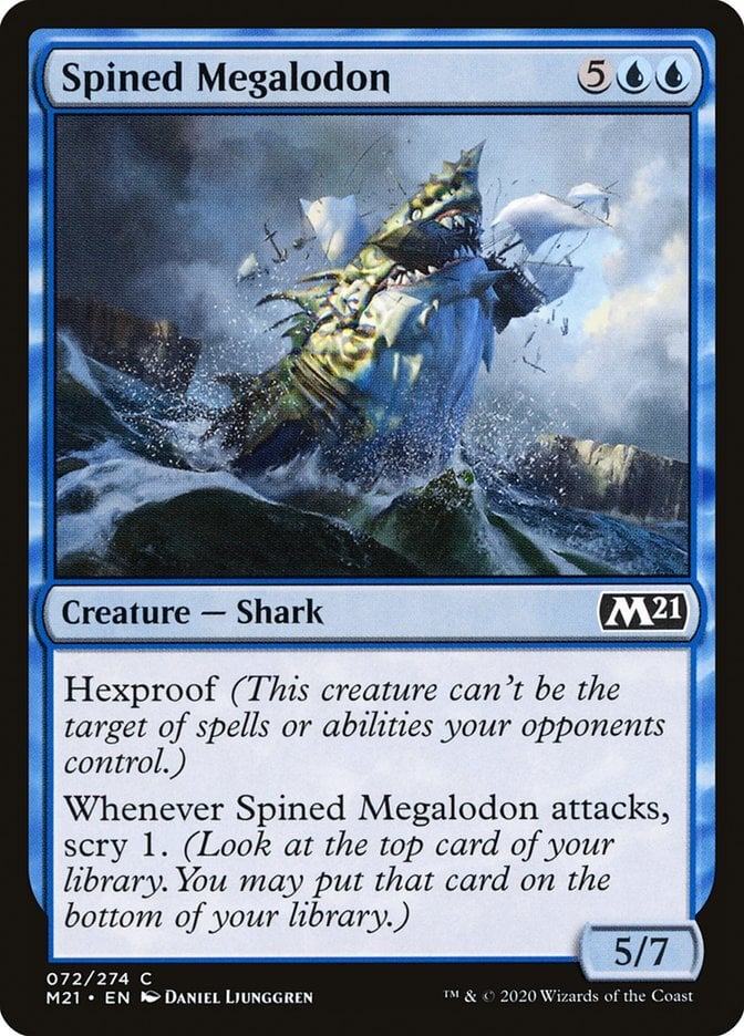 Spined Megalodon - Core Set 2021-(072)