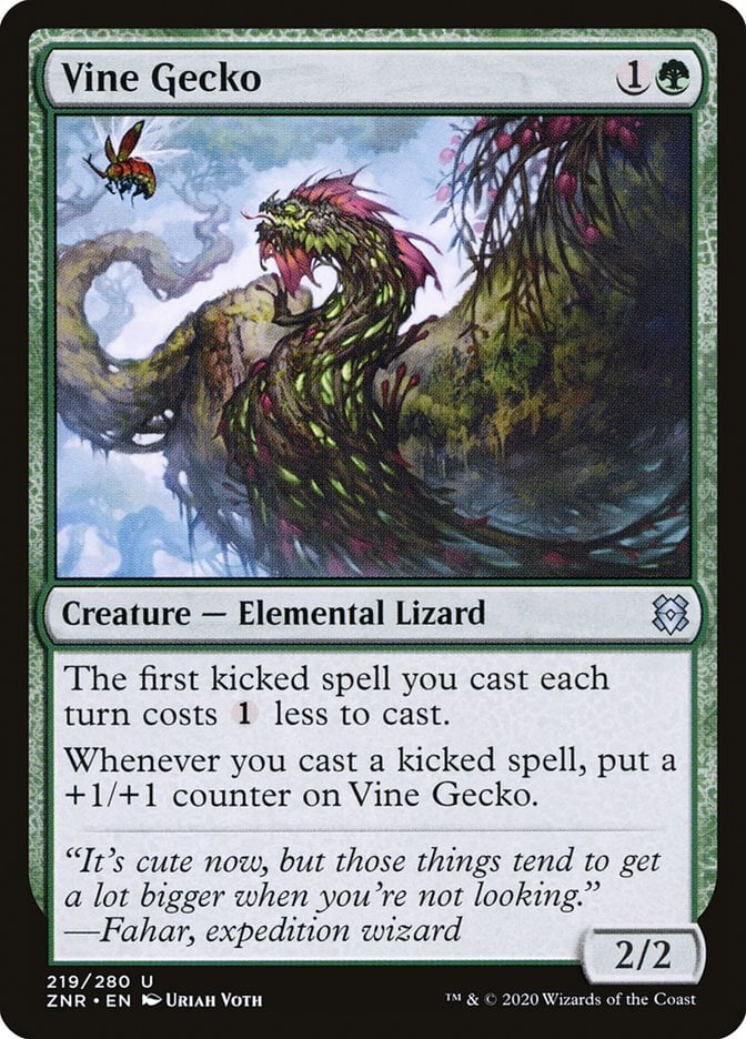 Vine Gecko - Zendikar Rising-(219)