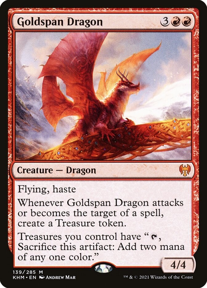 Goldspan Dragon - Kaldheim-(139)