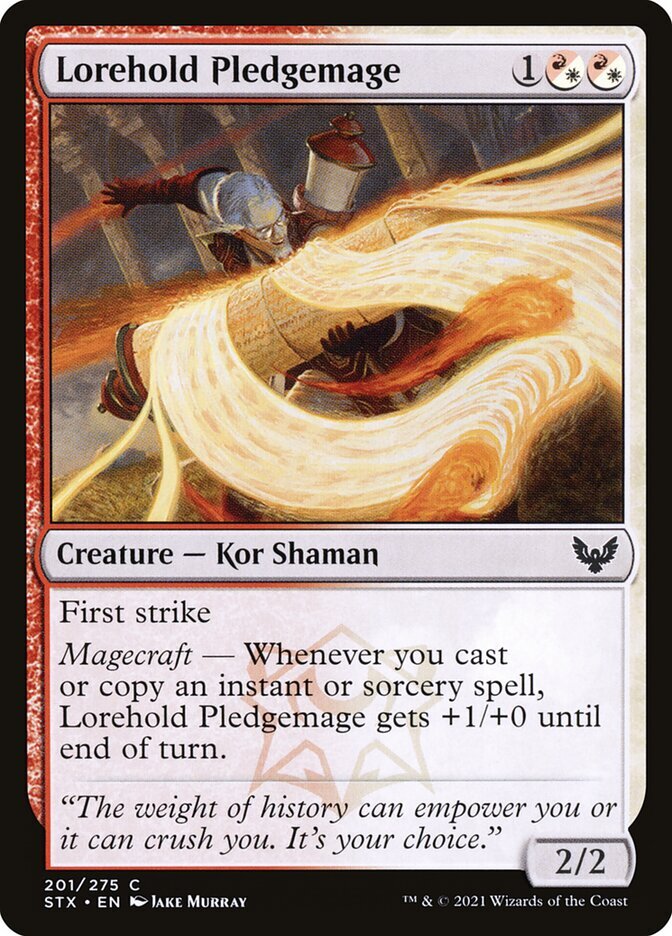 Lorehold Pledgemage - Strixhaven: School of Mages-(201)