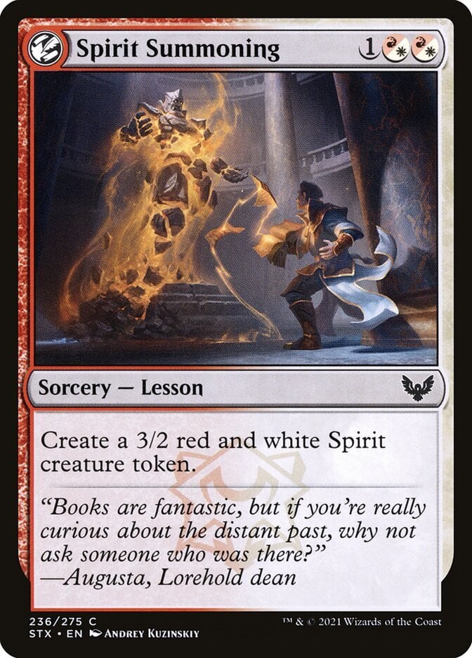 Spirit Summoning - Strixhaven: School of Mages-(236)