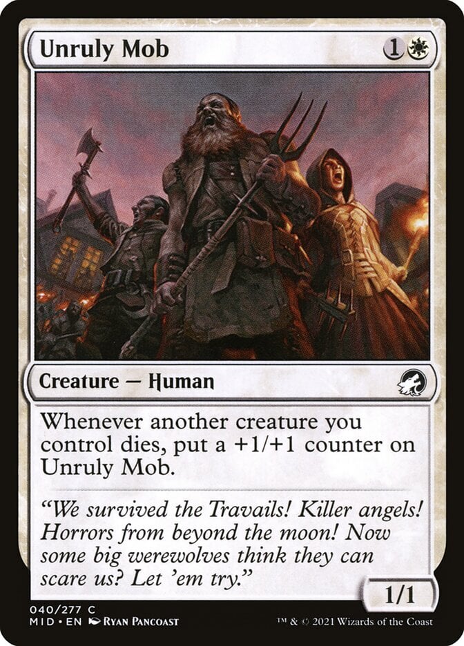 Unruly Mob - Innistrad: Midnight Hunt-(040)