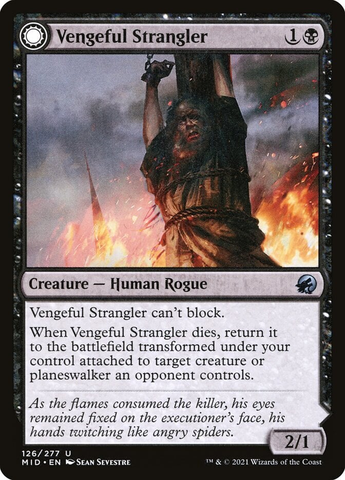 Vengeful Strangler // Strangling Grasp - Innistrad: Midnight Hunt-(126)