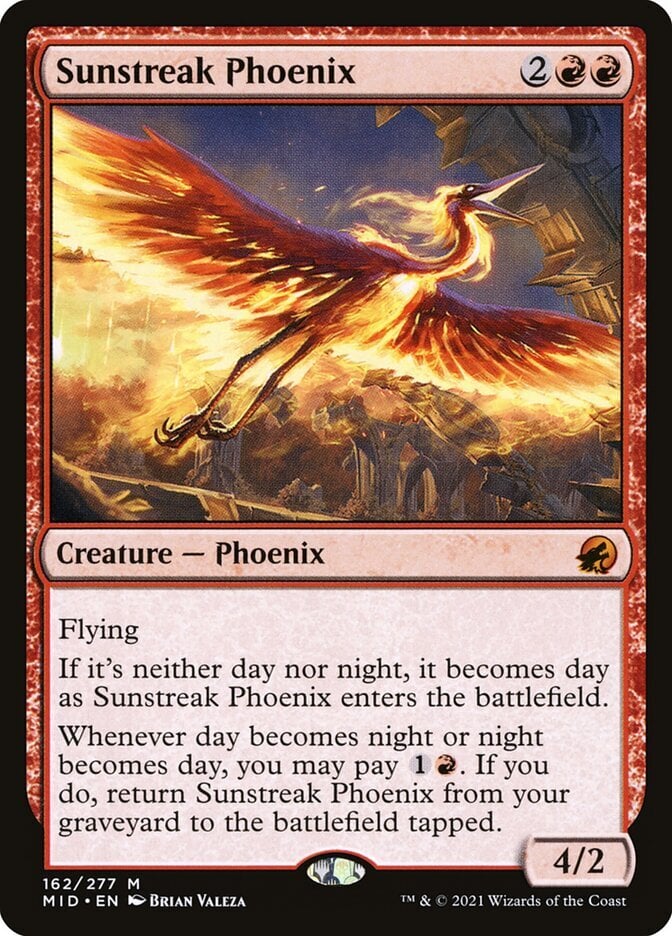 Sunstreak Phoenix - Innistrad: Midnight Hunt-(162)