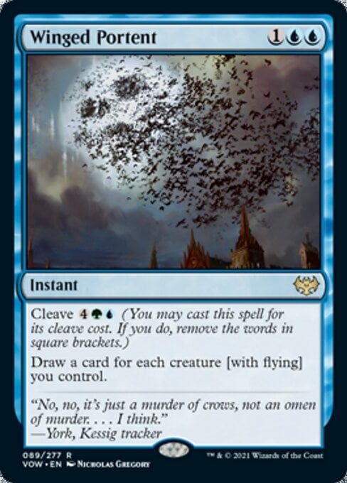 Winged Portent - Innistrad: Crimson Vow-(089)