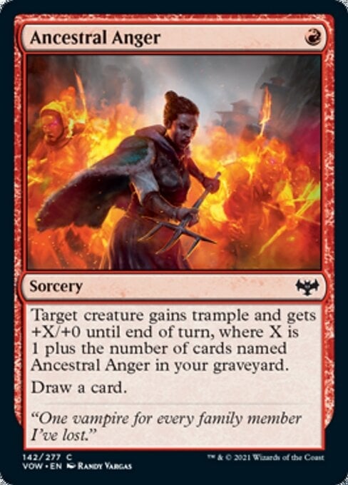 Ancestral Anger - Innistrad: Crimson Vow-(142)