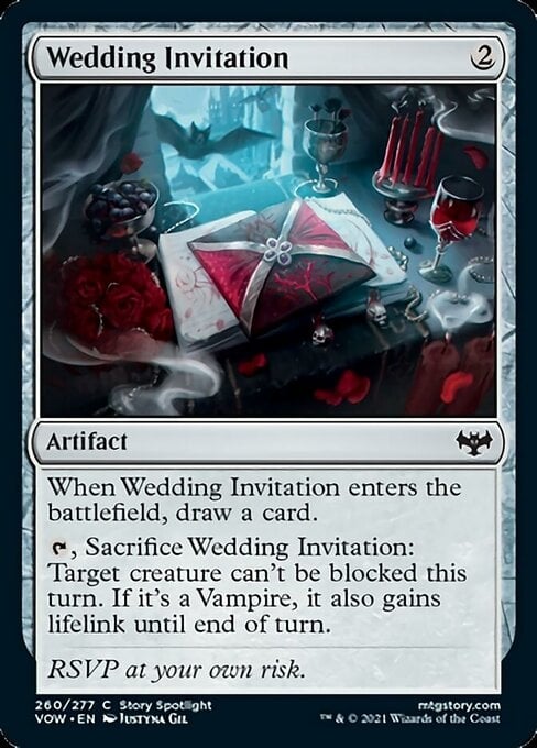 Wedding Invitation - Innistrad: Crimson Vow-(260)