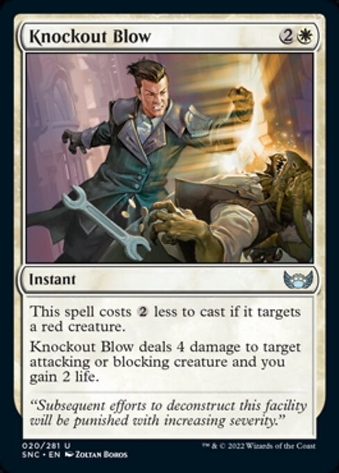 Knockout Blow - Streets of New Capenna-(020)-Foil