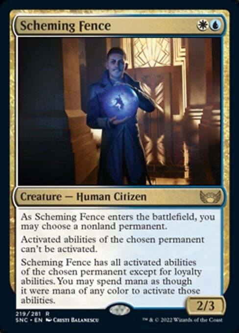 Scheming Fence - Streets of New Capenna-(219)