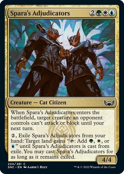 Spara's Adjudicators - Streets of New Capenna-(224)-Foil