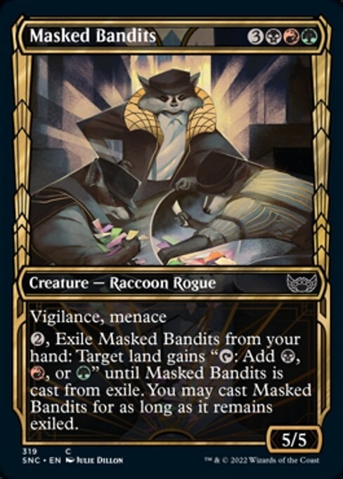 Masked Bandits - Streets of New Capenna-(319)-Foil