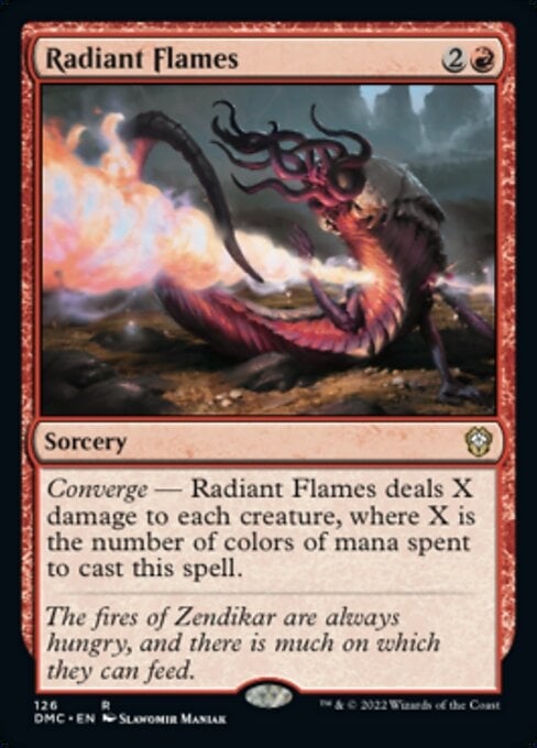 Radiant Flames - Dominaria United Commander-(126)